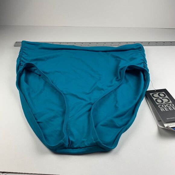 Coco Reef Women's High-Waisted Solid Convertible Swim‎ Bikini Bottom Size XL NWT - Picture 1 of 8